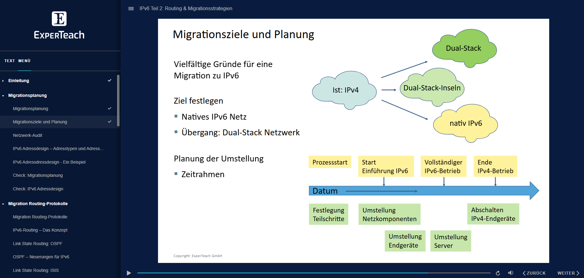 E-Learning Ansicht IPv6 Teil 2