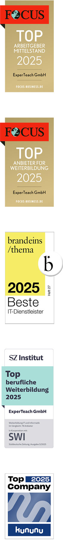 Auszeichnungen für ExperTeach