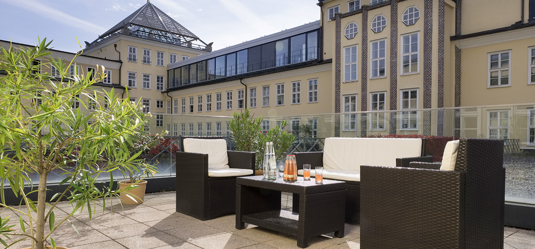 Dachterrasse im Training Center München