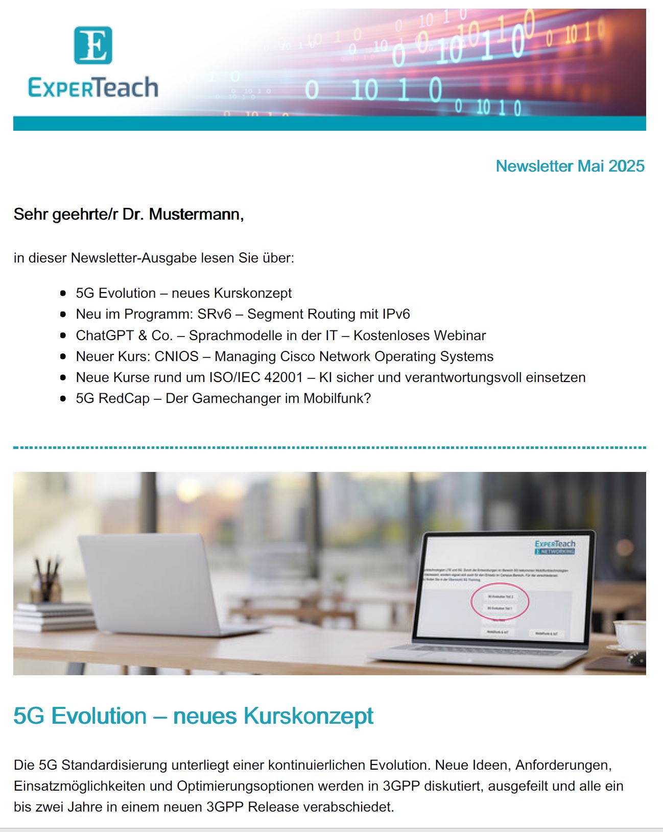 Newsletter Mai 2025 als PDF öffnen