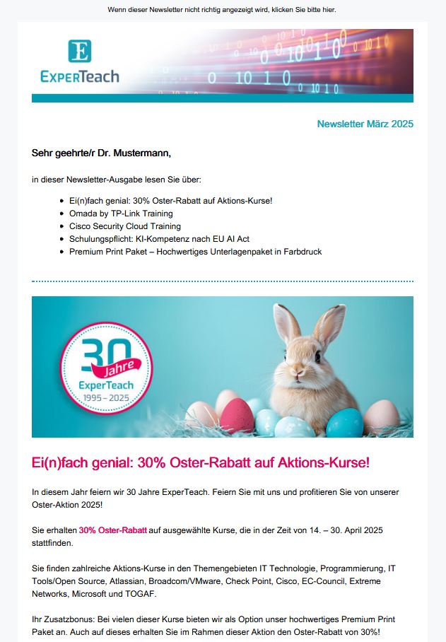 Newsletter Preview Februar 2025