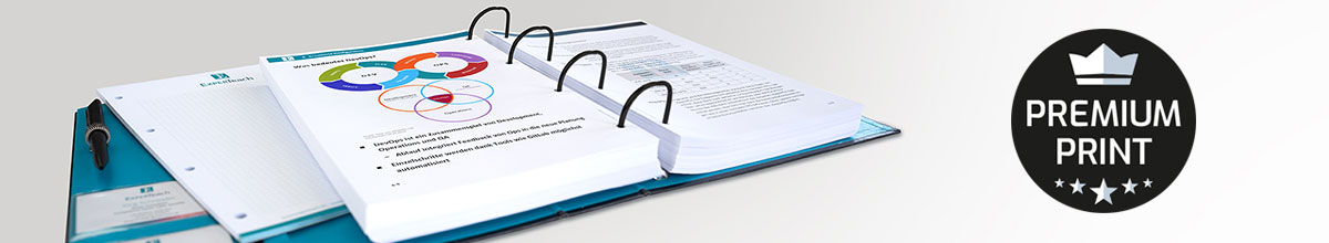 Premium Print Kursordner und Logo