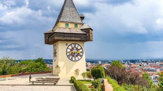 Clock Tower in Graz