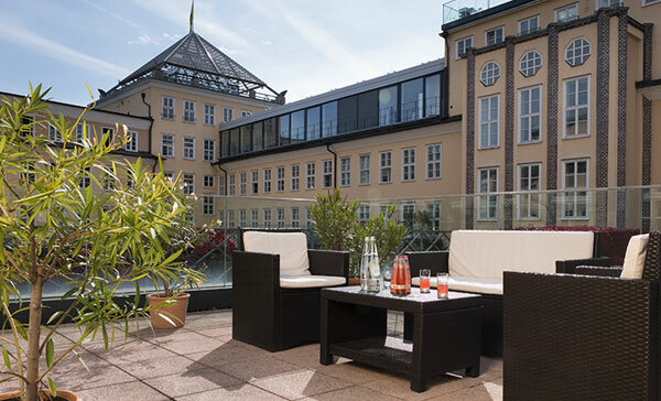 Dachterrasse des Training Center München