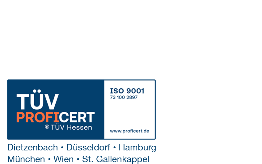 TÜV Siegel ISO 9011