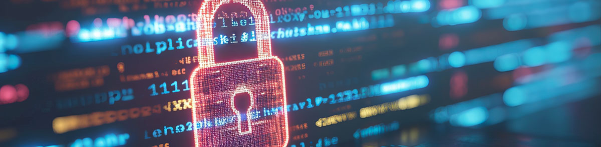 IT Security Training Symbol mit Schloss